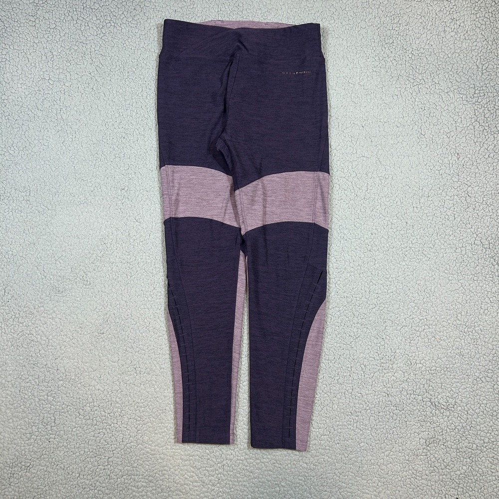 Oysho Fitness Leggings 2 Tone Purple Pink Womens Size Medium Yoga‎ Activewear